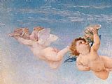 Famous Venus Paintings - Birth of Venus angel